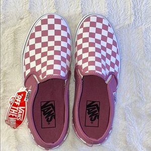 Pink Checkered Vans